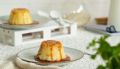 Flan de Arroz con Leche sin horno