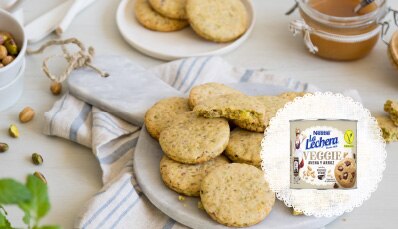 Galletas veganas de pistachos