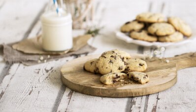 Galletas de leche condensada y chocolate