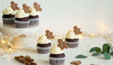 Gingerbread cupcakes