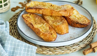 Torrijas en freidora de aire