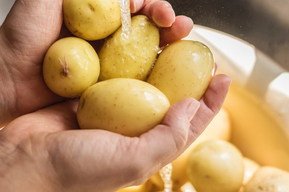 Patatas peladas