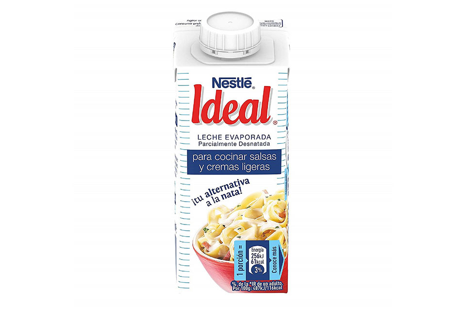 Producto de leche evaporada Ideal