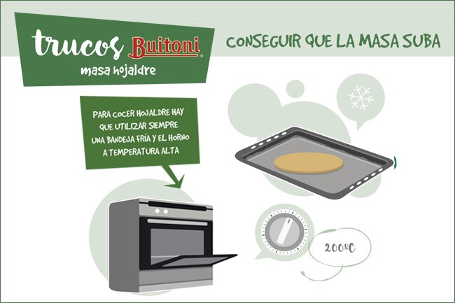 cómo conseguir que la masa de hojaldre suba