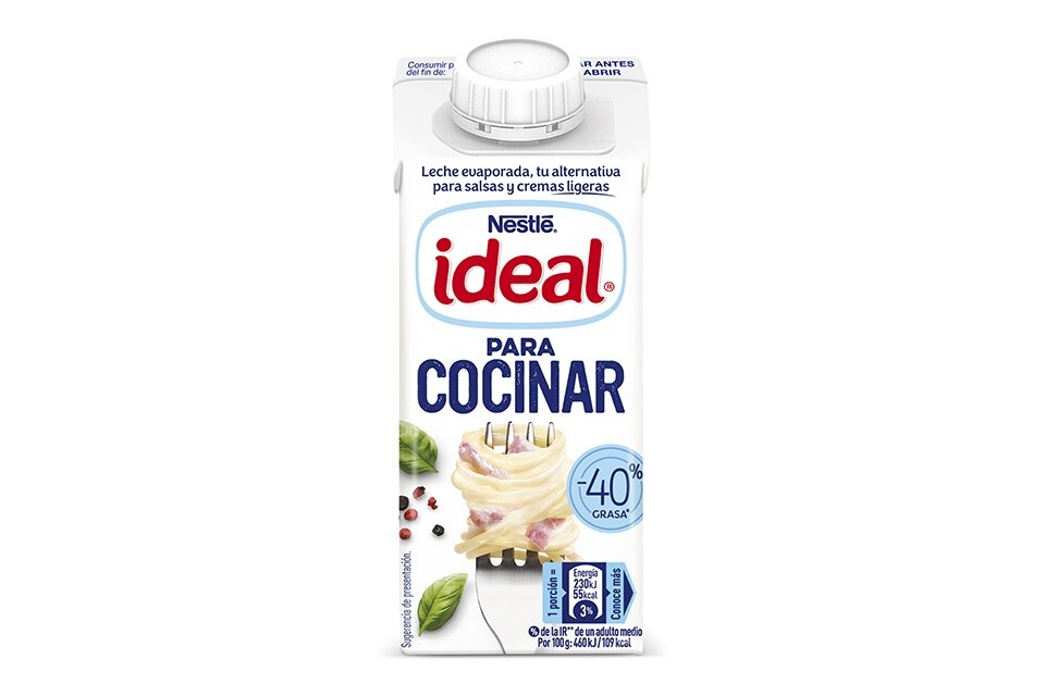 Producto de leche evaporada Ideal