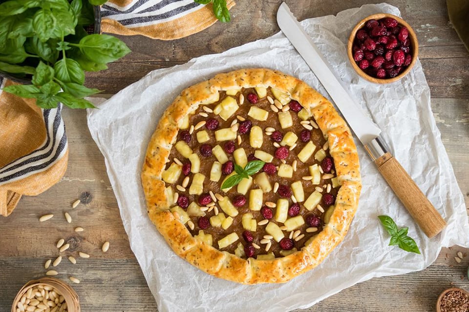 Galette de cebolla caramelizada