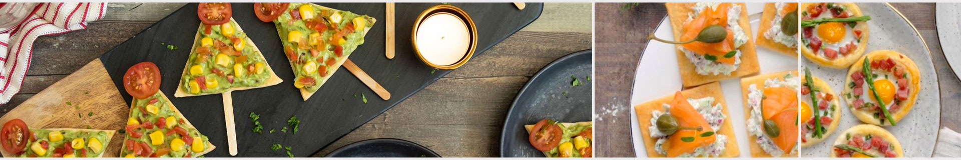Canapés de Navidad