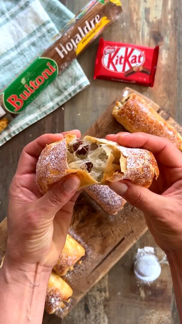 Napolitanas de Kit Kat