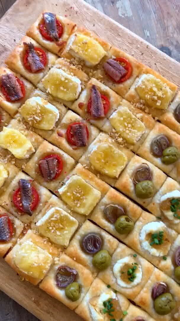 Canapés de hojaldre