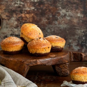 Magdalenas de brownie