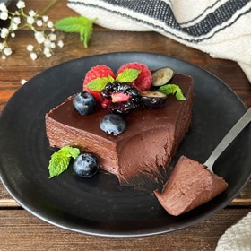 Pastel de chocolate con 3 ingredientes