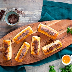 Napolitanas de chocolate