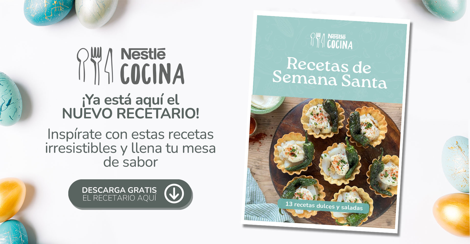 Descarga aquí el recetario de Semana Santa