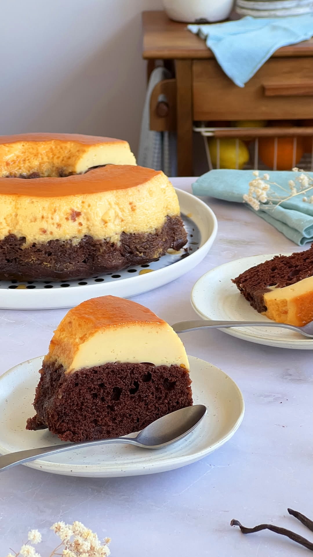 Chocoflan o pastel imposible