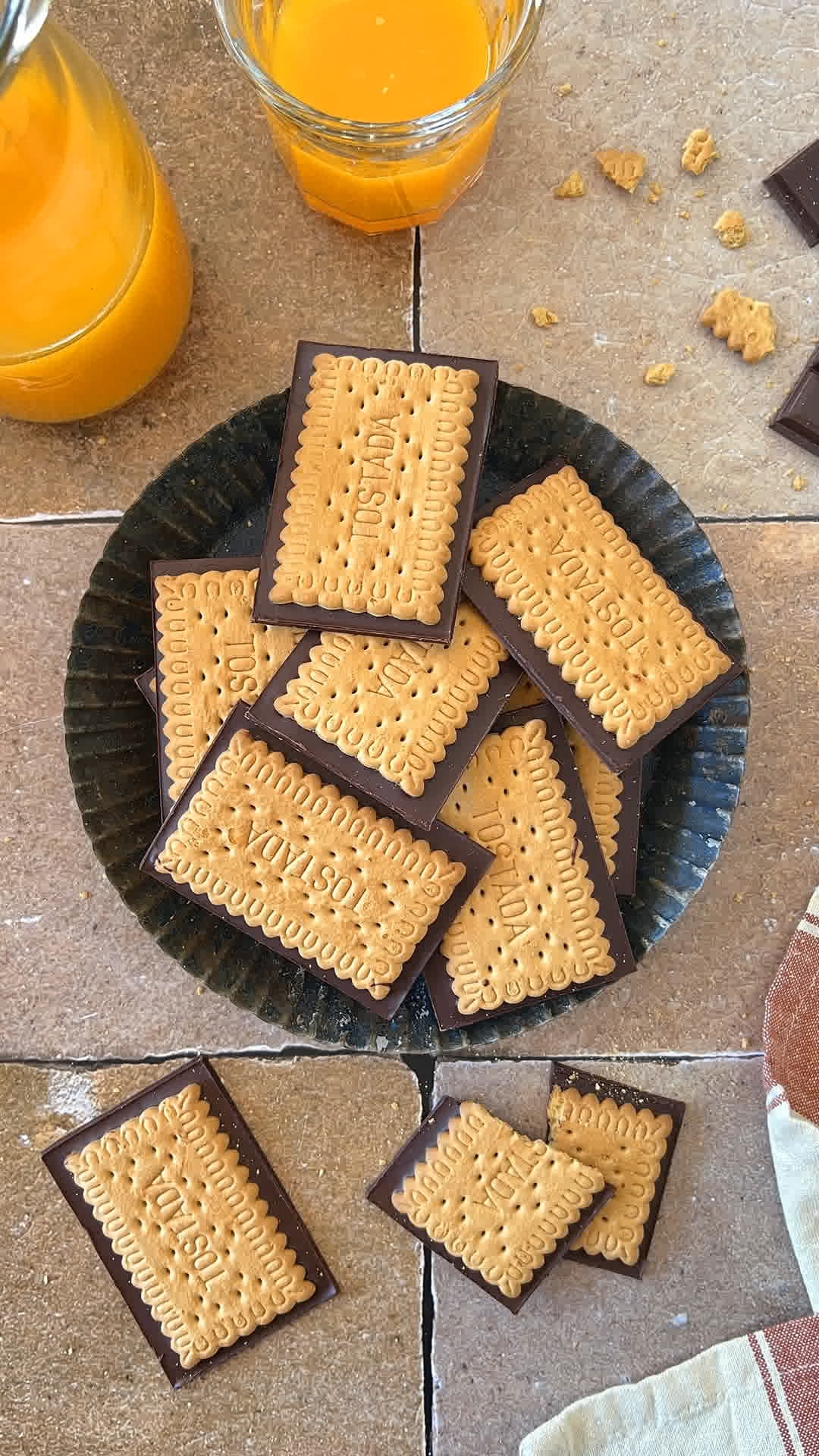 Galletas con chocolate