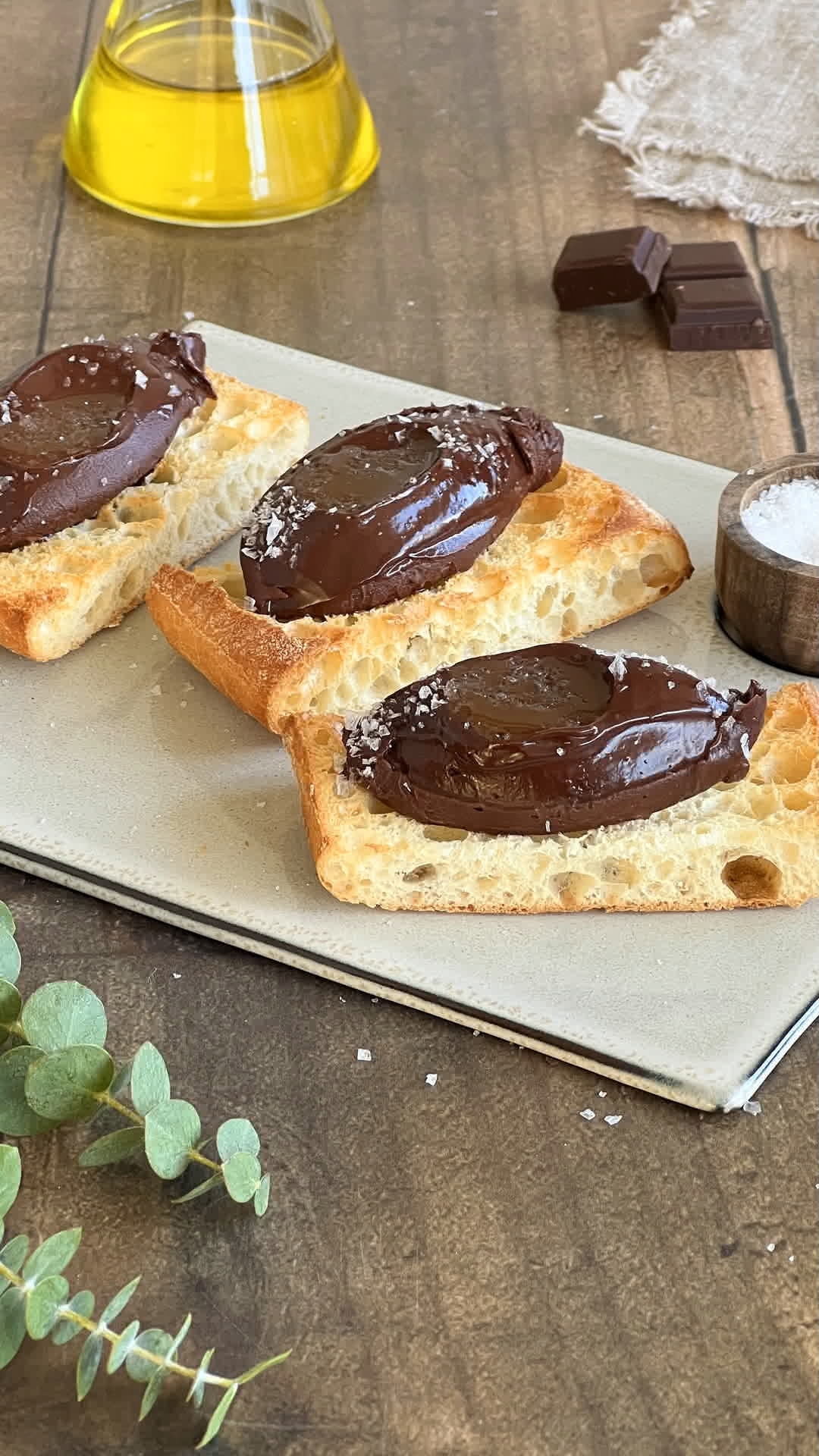 Pan con chocolate