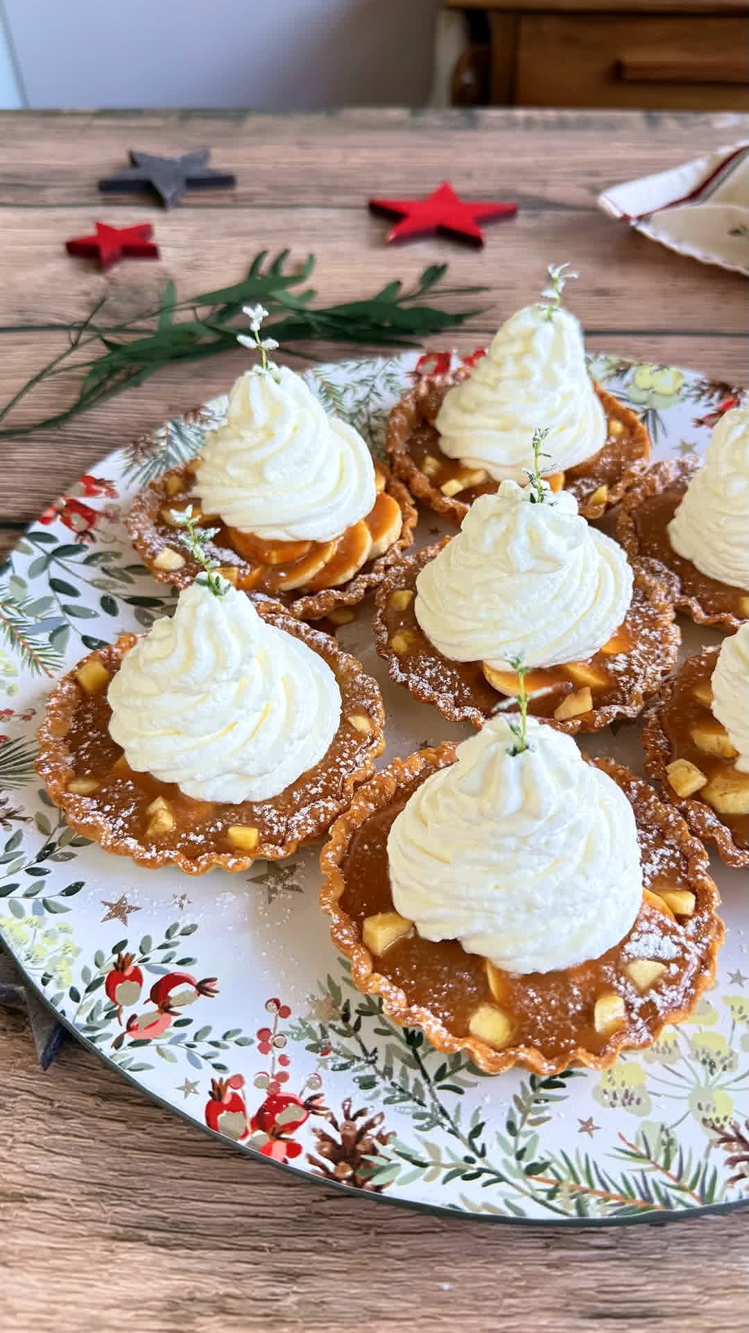 Tartaletas de Banoffee para Navidad