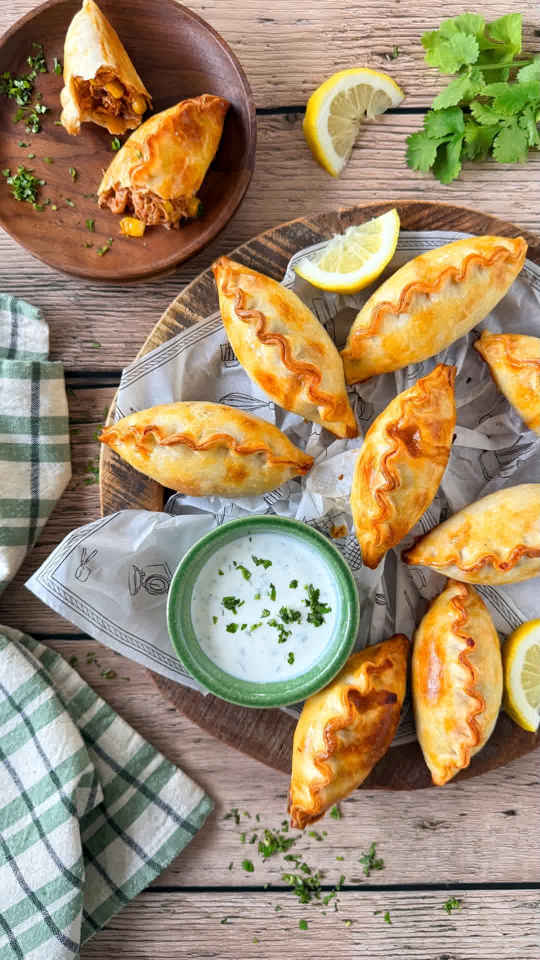 Empanadas de pulled pork