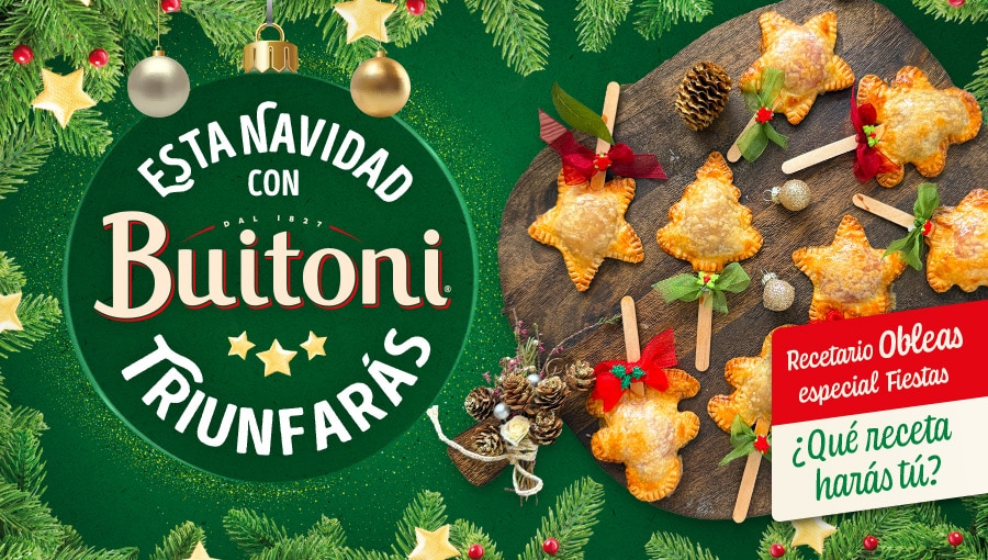 Descarga el Recetario de Obleas Buitoni Navidad 2025