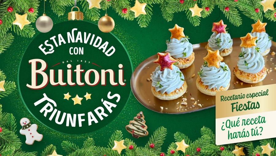 Descarga el recetario de Masas Buitoni - Navidad 2025