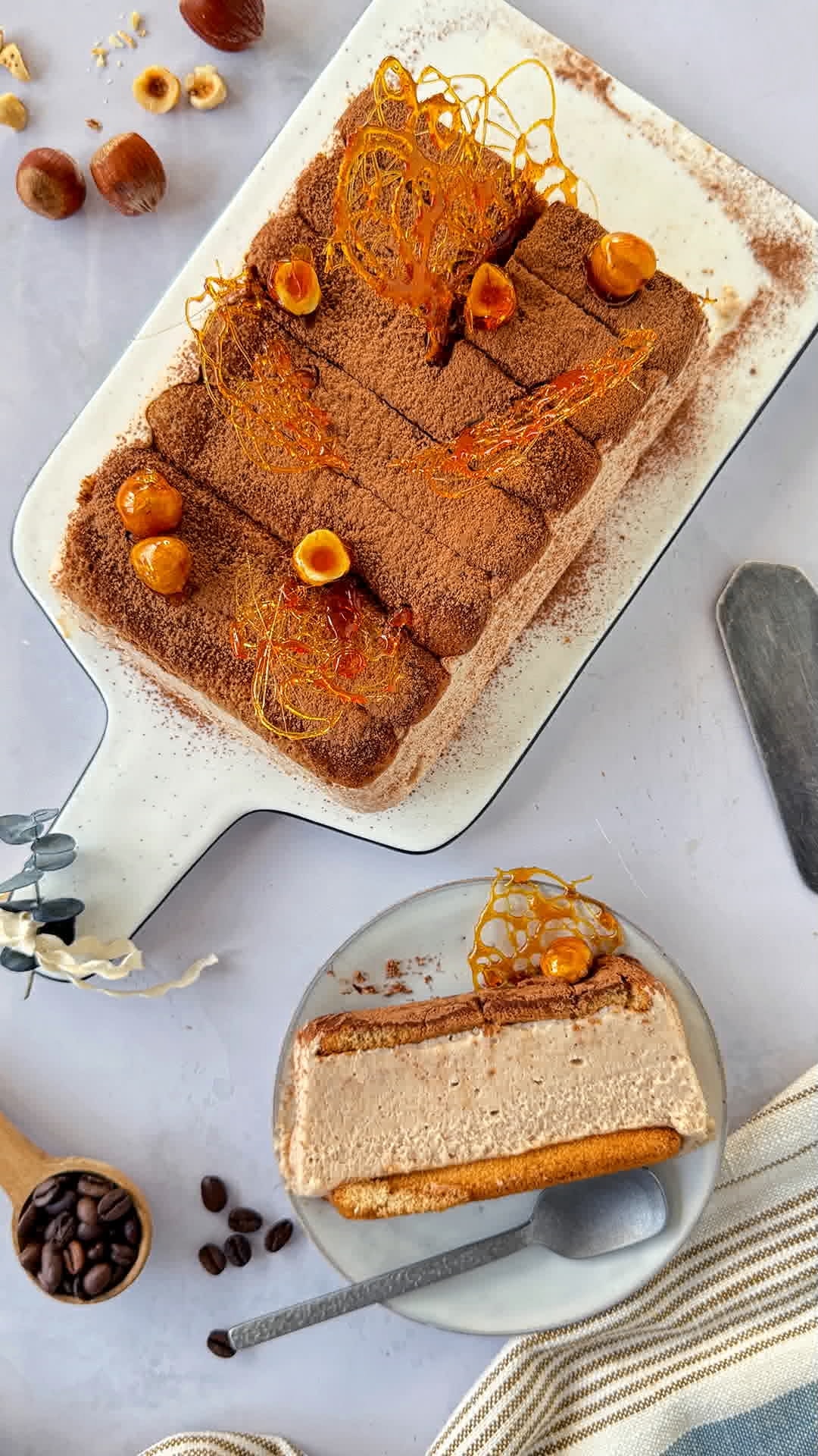 Tiramisú de avellanas