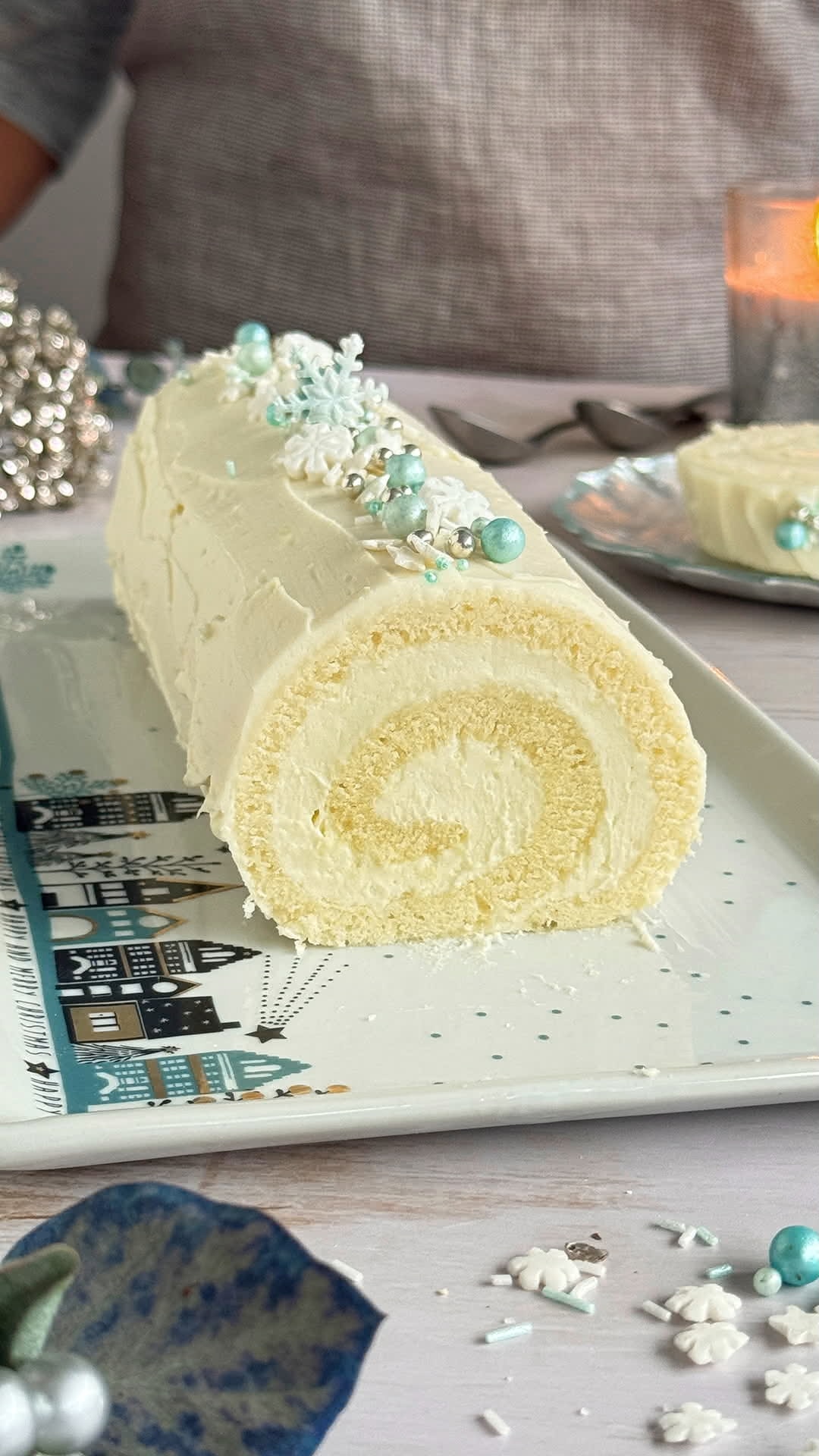 Tronco Blanca Navidad