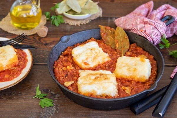 Bacalao con tomate