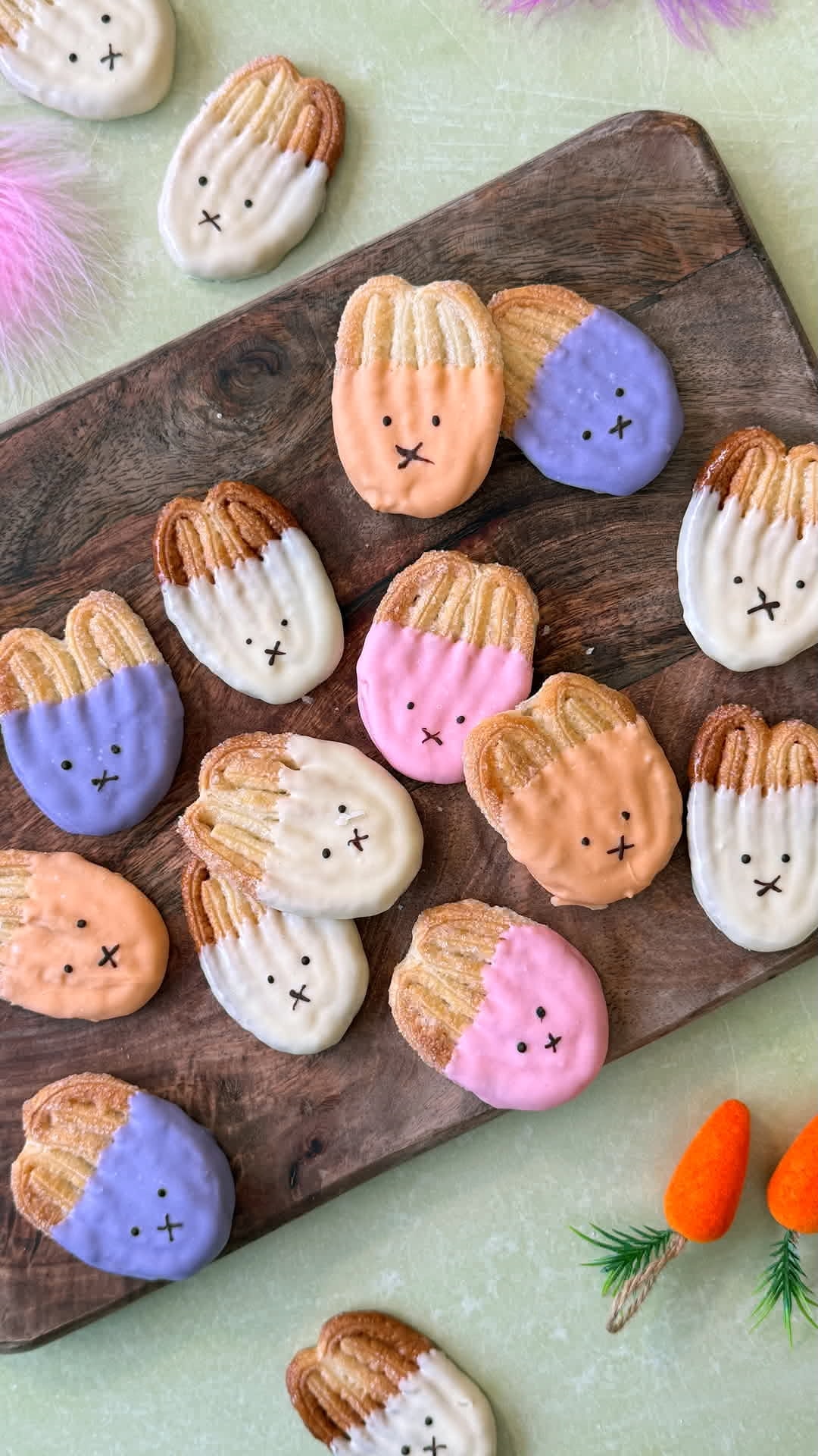 Conejitos de hojaldre y chocolate