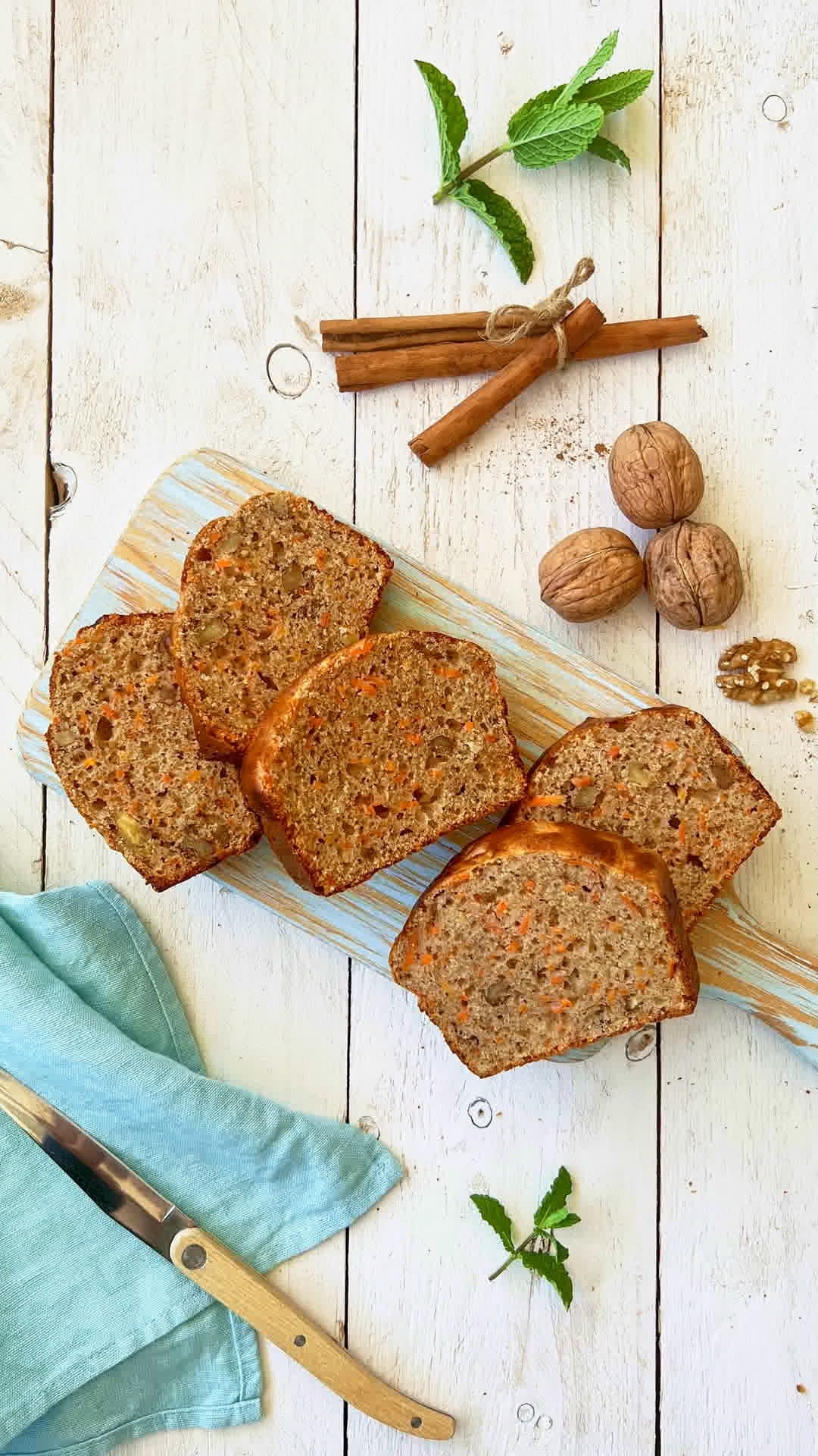 Bizcocho de zanahoria en airfryer