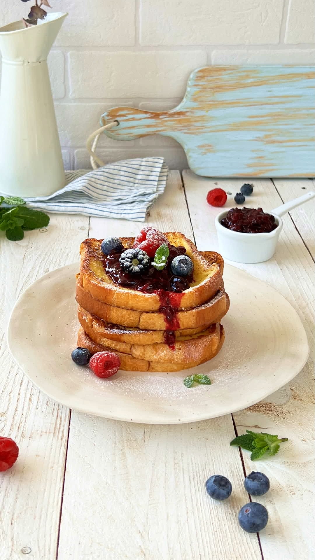 Torrijas de tarta de queso