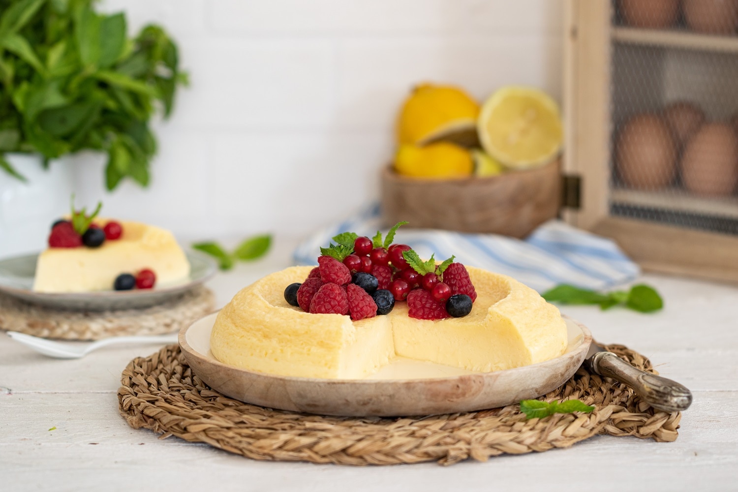 Tarta de queso al microondas
