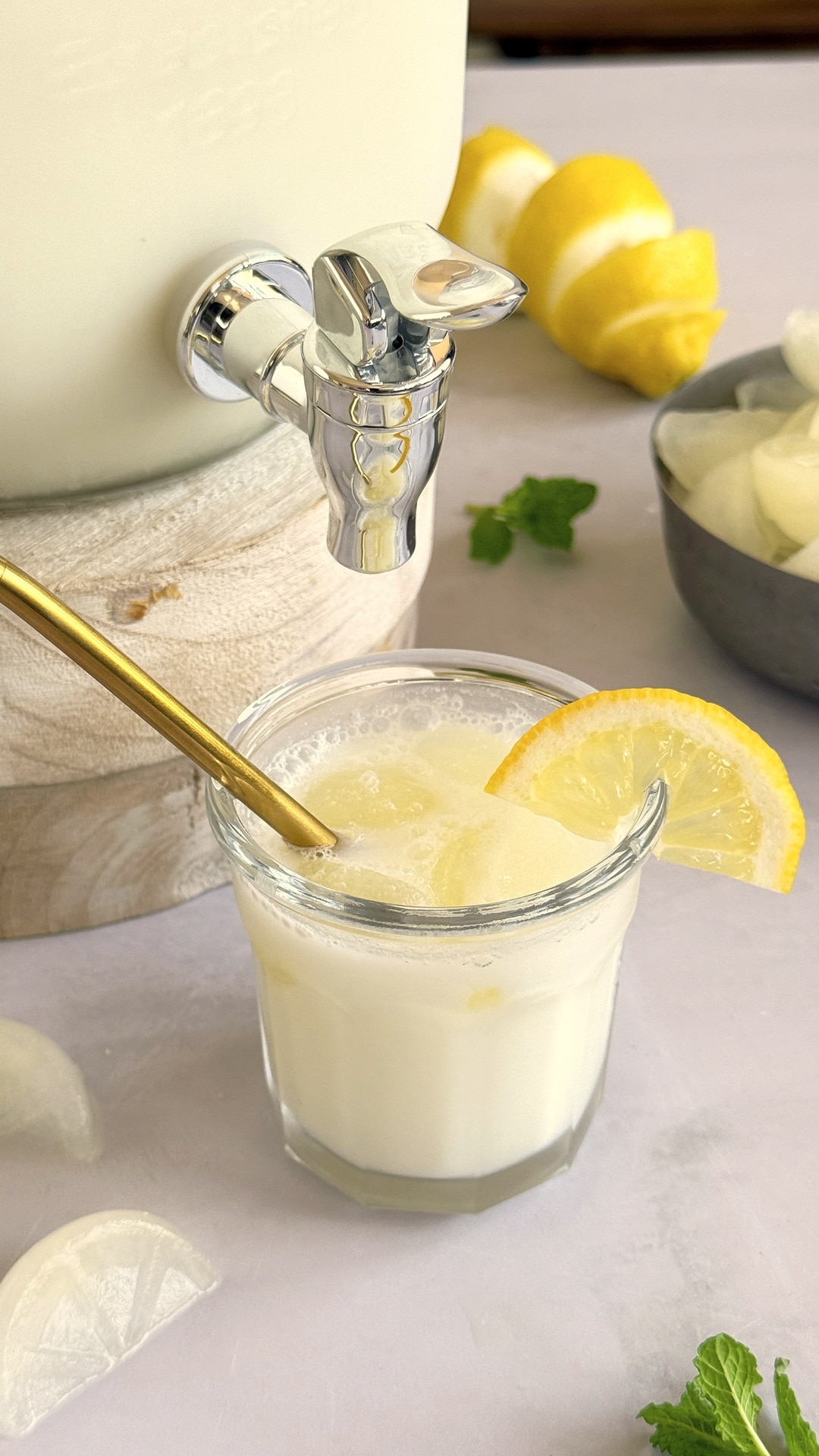 Limonada con leche condensada