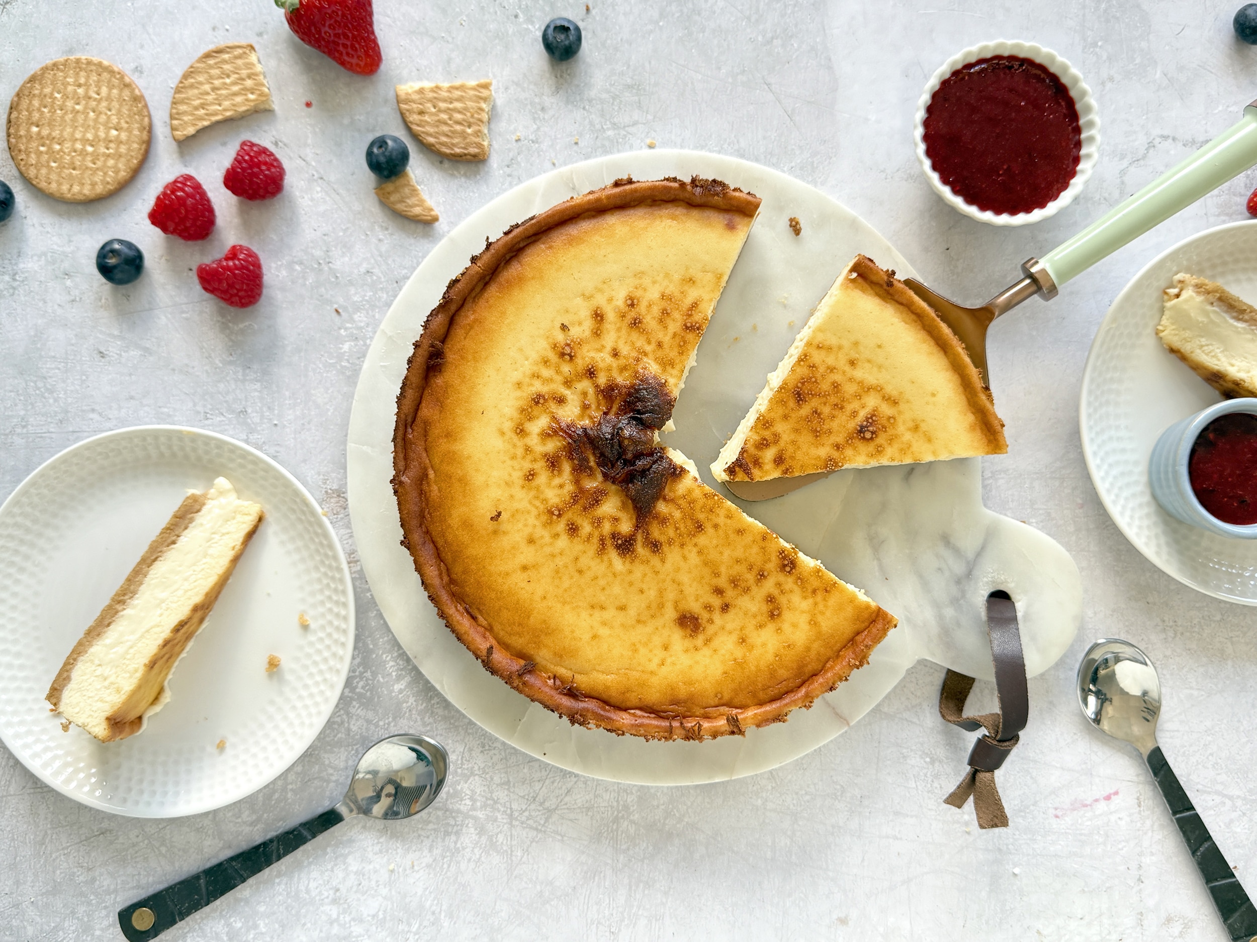 Cheesecake 4 quesos cremoso en air fryer