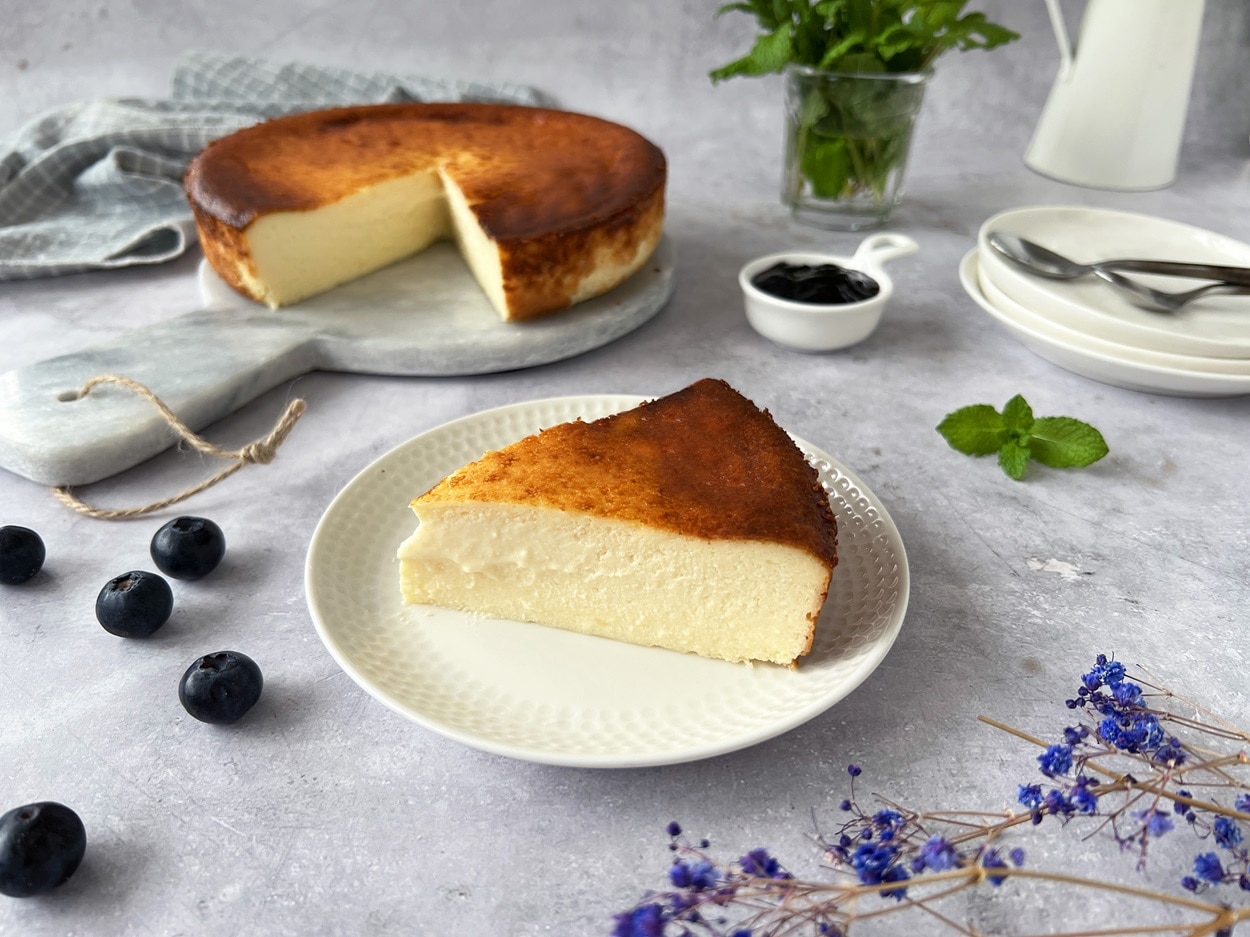 Tarta de requeson en Air Fryer