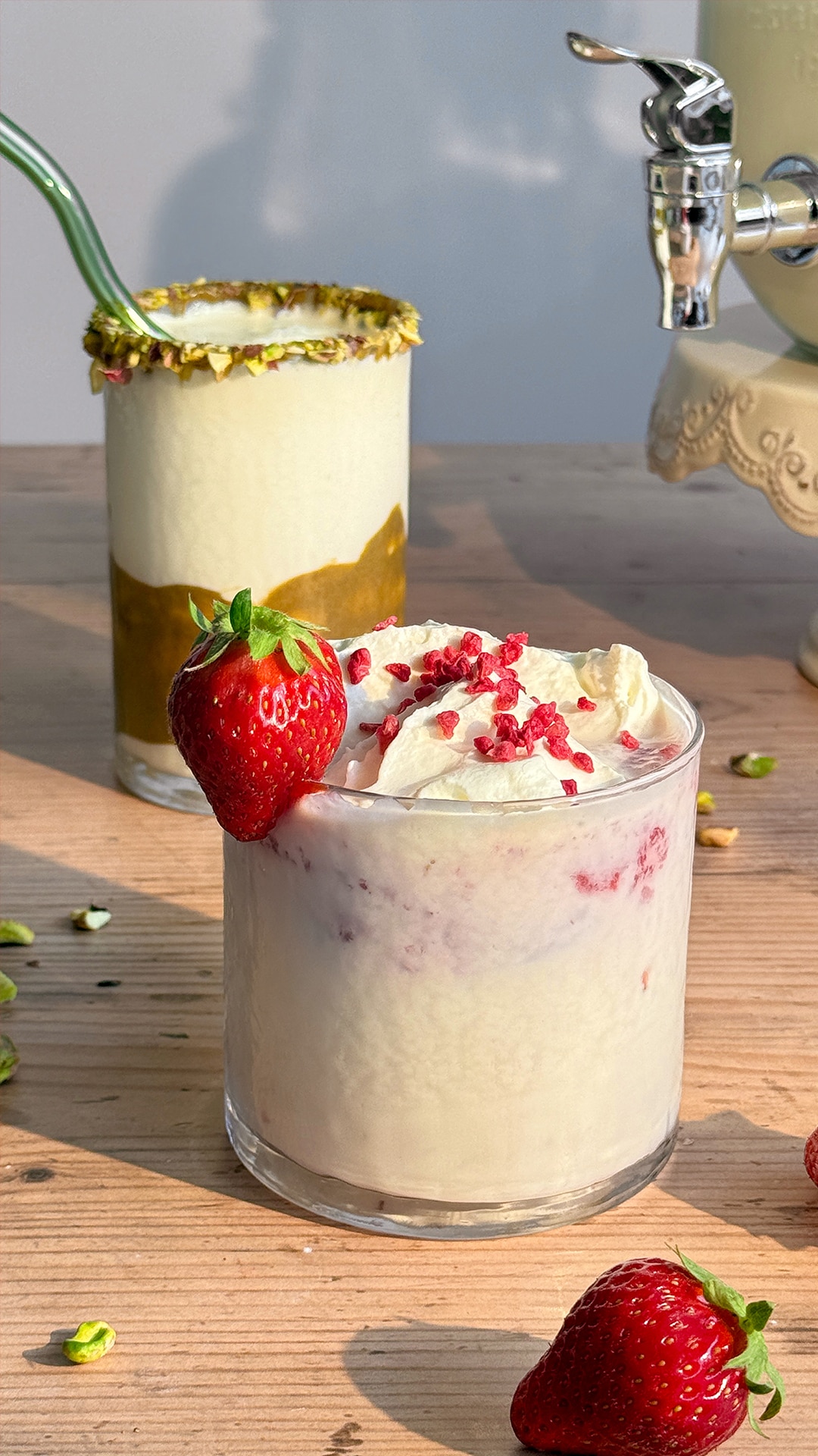 Batido de chocolate blanco