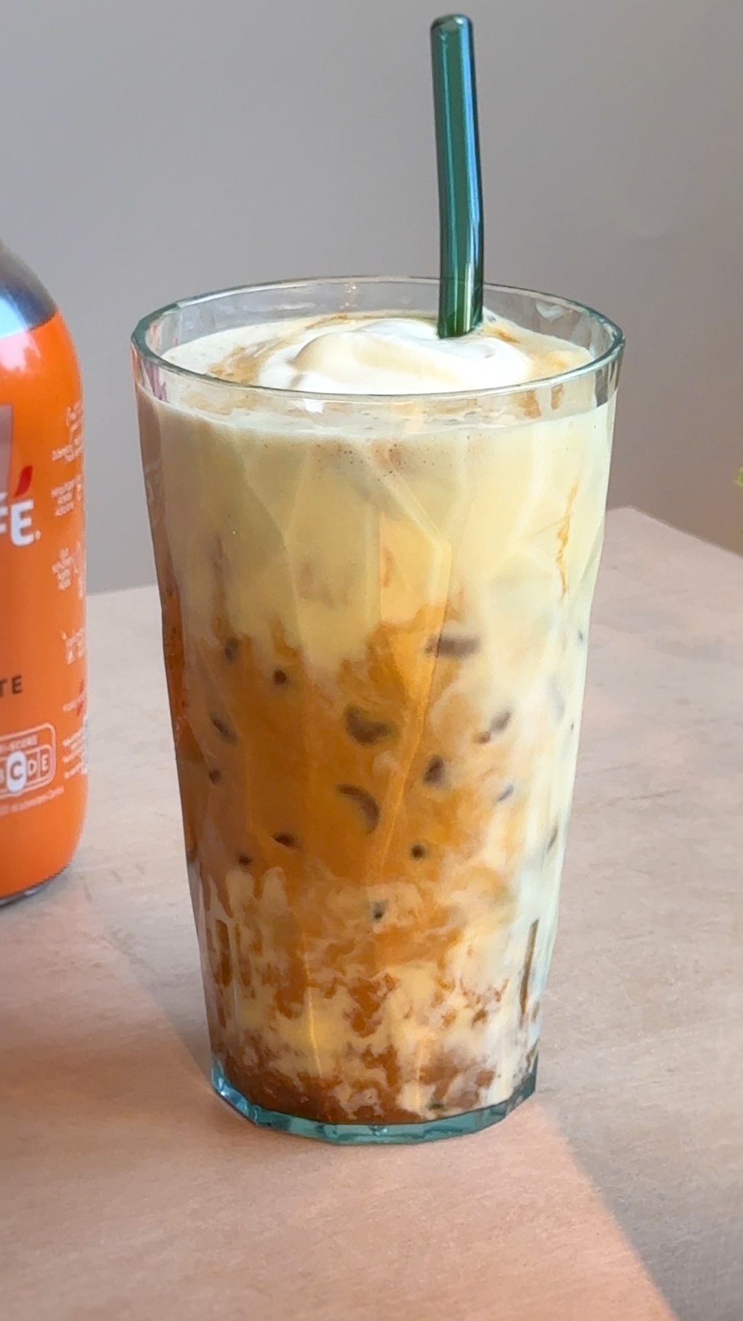 Flan Iced Latte