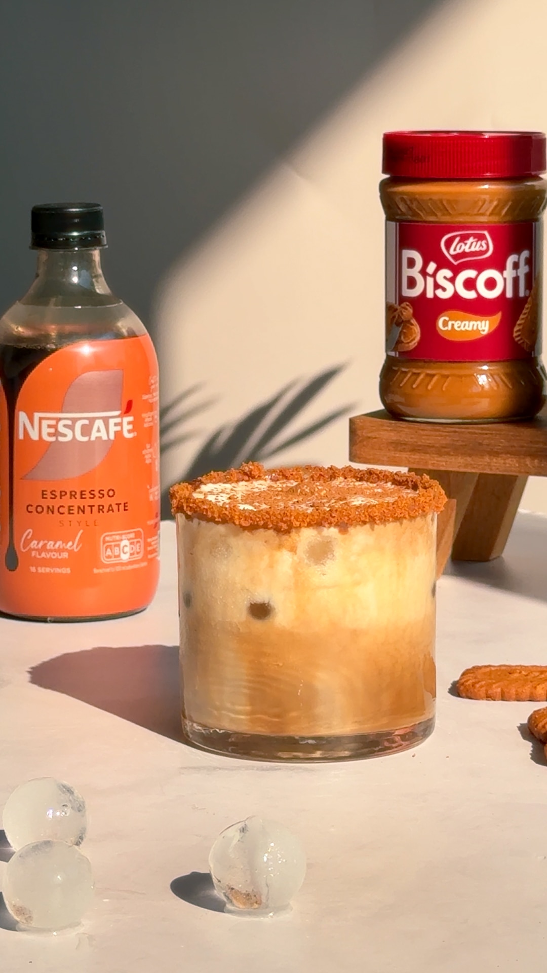 Biscoff Iced Latte