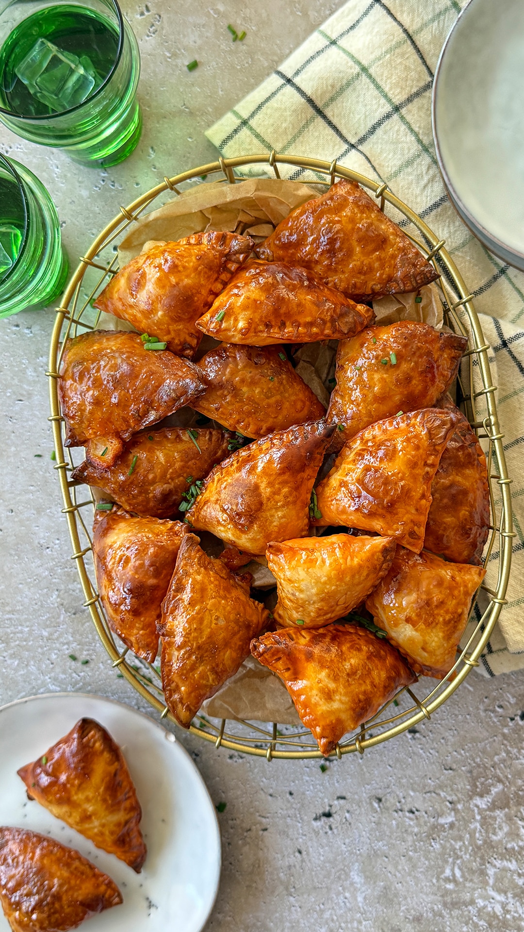 Abanicos crujientes de sobrasada en air fryer