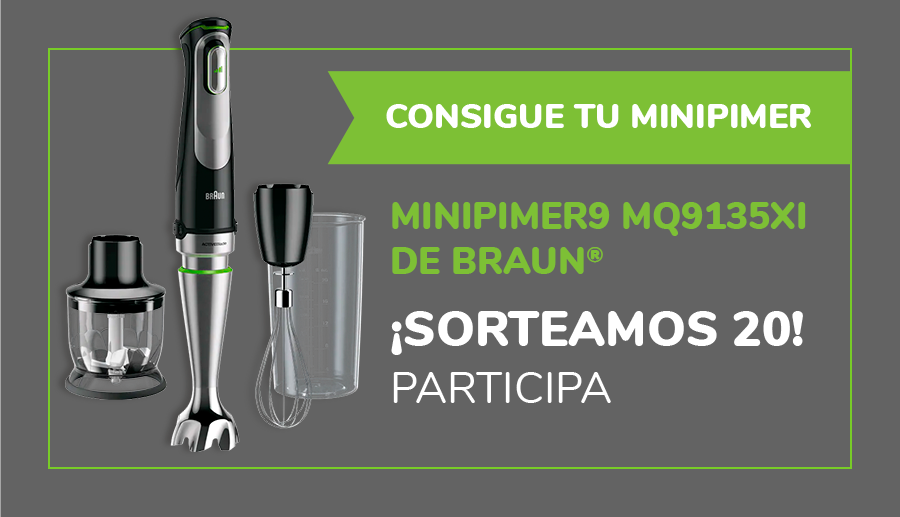 Sorteamos 20 BRAUN Minipimer
