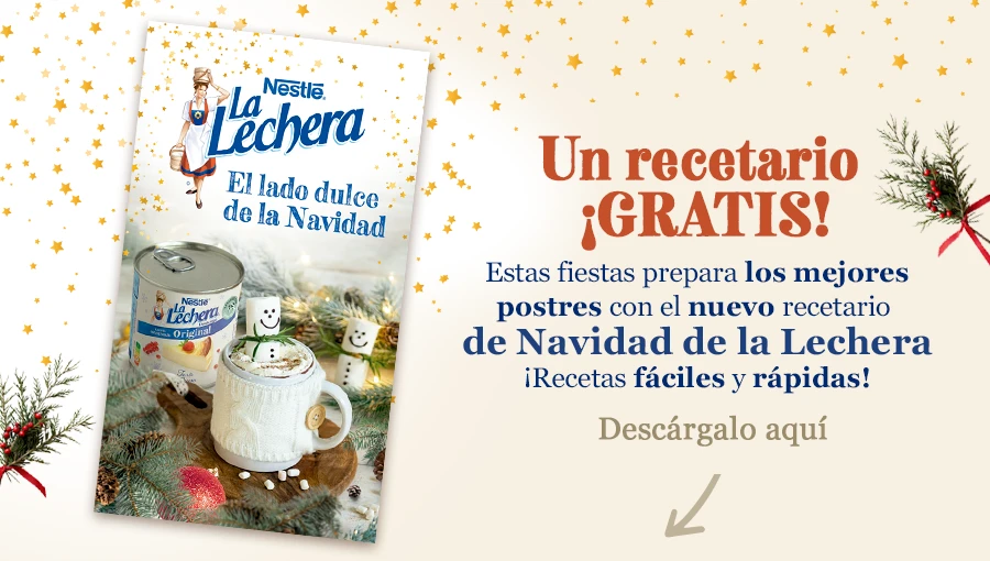 Un recetario ¡gratis!