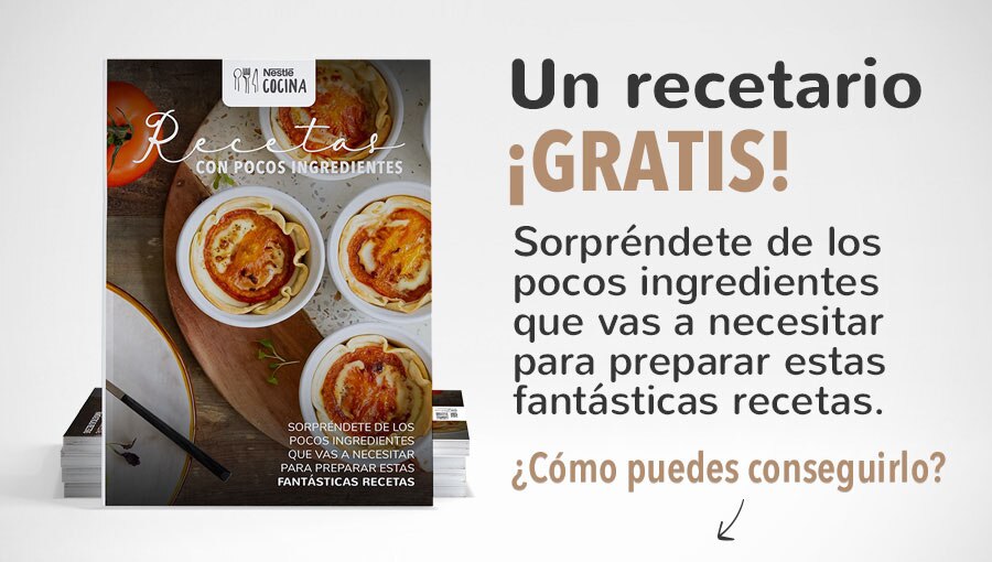 Un recetario ¡gratis!